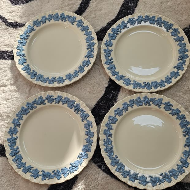 (빈티지)웨지우드 퀸즈 플레이트 4개