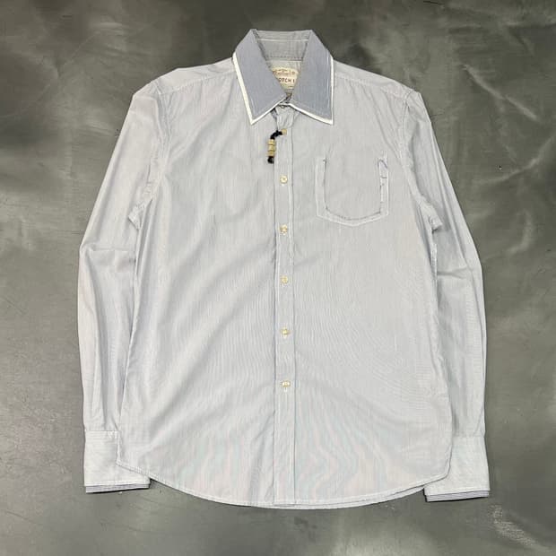 scotch soda 그래픽 스트라이프 셔츠 y18453