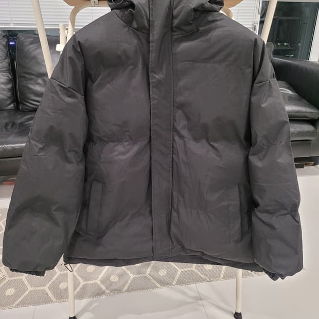 [새상품] 간절기패딩  "핏이 다했다" 편집샵 감성 오버핏 후드 패딩