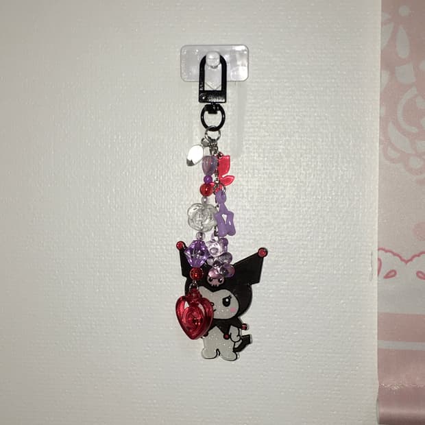 [@이벤트@] 산리오 핸드메이드 비즈 키링 쿠로미 키치 펑크 y2k