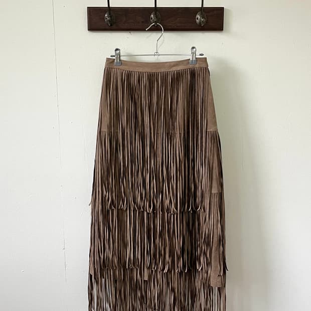 Vtg 보헤미안 프린지 스커트