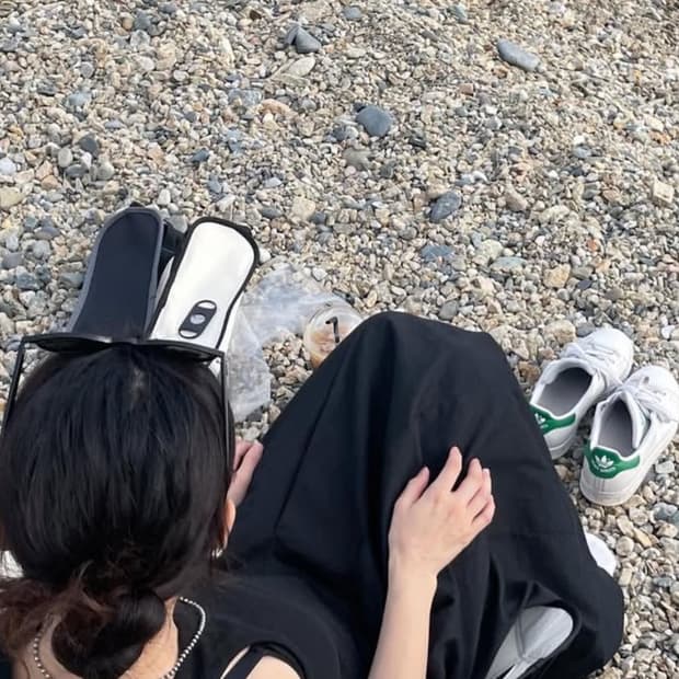 블랙 랩플리츠스커트(26-29)