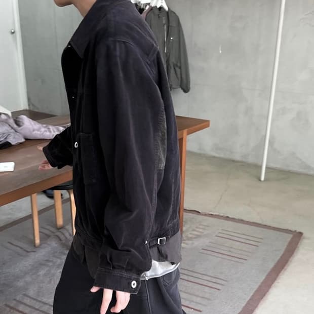 [4] 폴리테루 1011 페이즐리 트러커 다크퍼플네이비