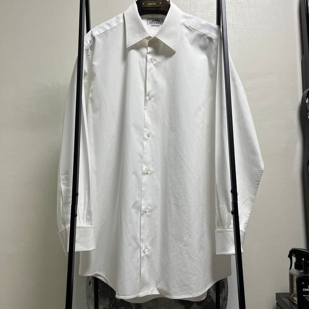정품 42) 에르메스 코튼 드레스 셔츠 100~105
