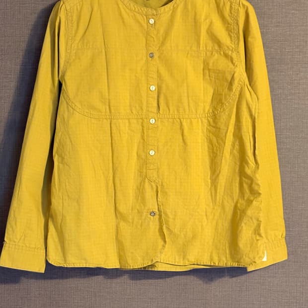 Northern Truck 노란색 면 셔츠 Japan