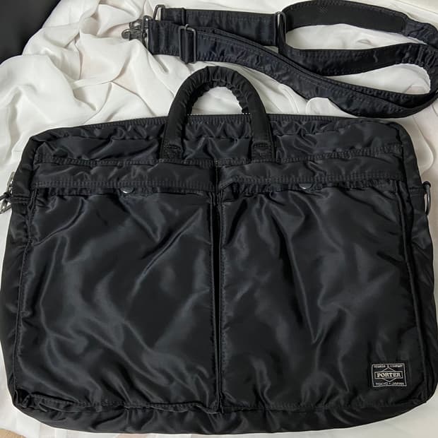 미품)포터 탱커 2way 브리프케이스