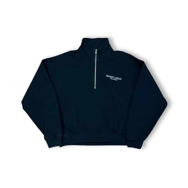 스포티앤리치 하프집업 맨투맨