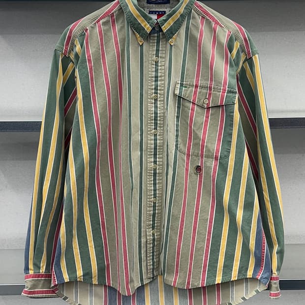 (XL)90'S 타미 월계수셔츠-M1972