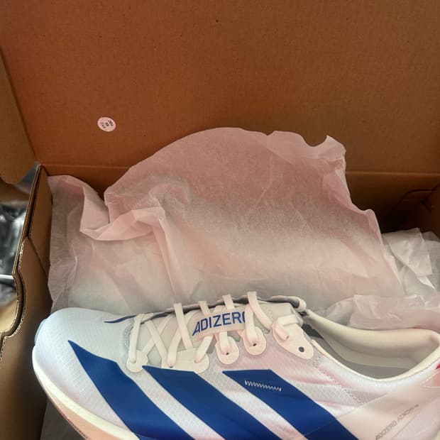 아디다스 아디제로 아디오스 9 클라우드 화이트 로얄 블루