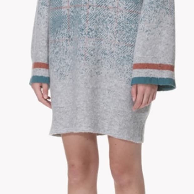 한섬 시스템 롱니트 90 이성경니트