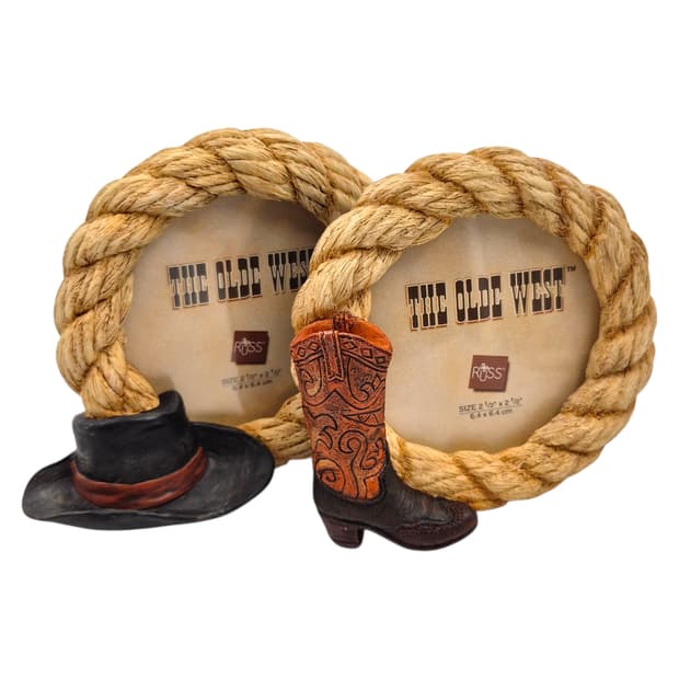 90s 미국 러스 웨스턴 미니 액자 세트