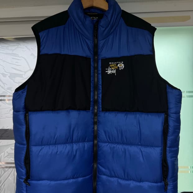 (XL) 스투시 마운틴하드웨어 베스트 패딩 조끼패딩