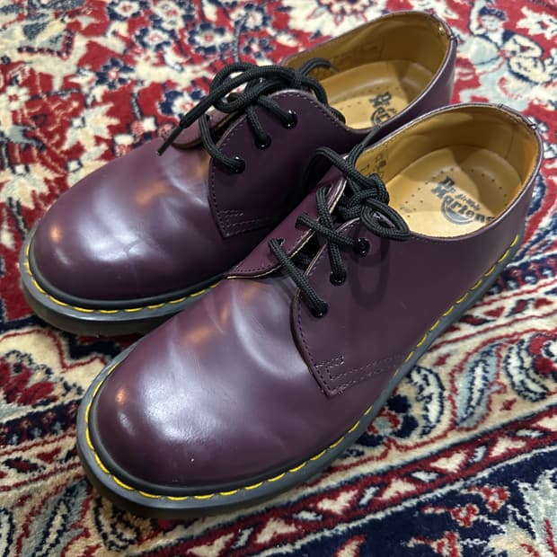 닥터마틴 3홀 퍼플 240 더비슈즈