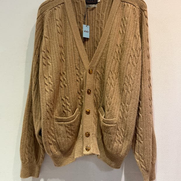 Santa fe CAMEL 100% 가디건