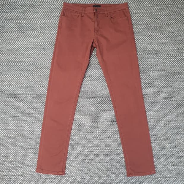 유니클로 스키니핏 면바지 남자34