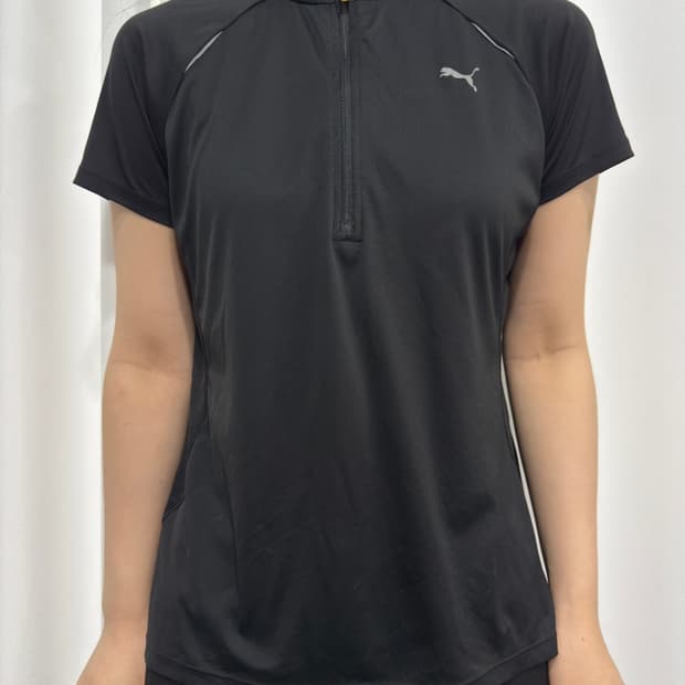 puma half zipup top