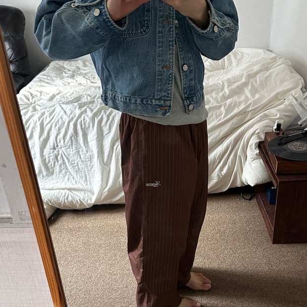 Supreme Reflective Pinstripe Track Pant