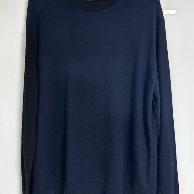 질샌더x유니클로 캐시미어 남성 배색 니트