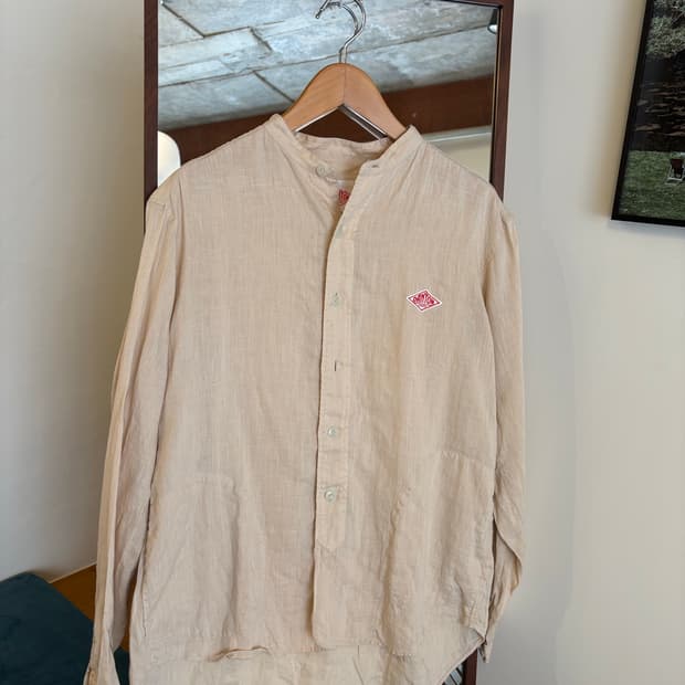 DANTON  린넨셔츠 아이보리