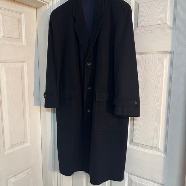 꼼데가르송 옴므 90s 코트 네이비