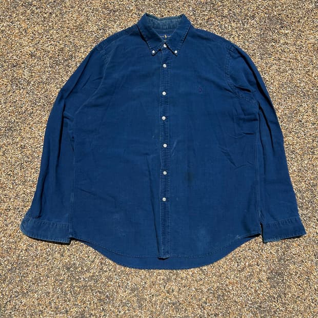 폴로(POLO RalphLauren) 네이비 옥스포드 셔츠