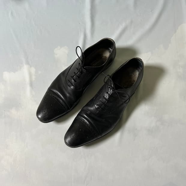 Prada cap toe derby shoes