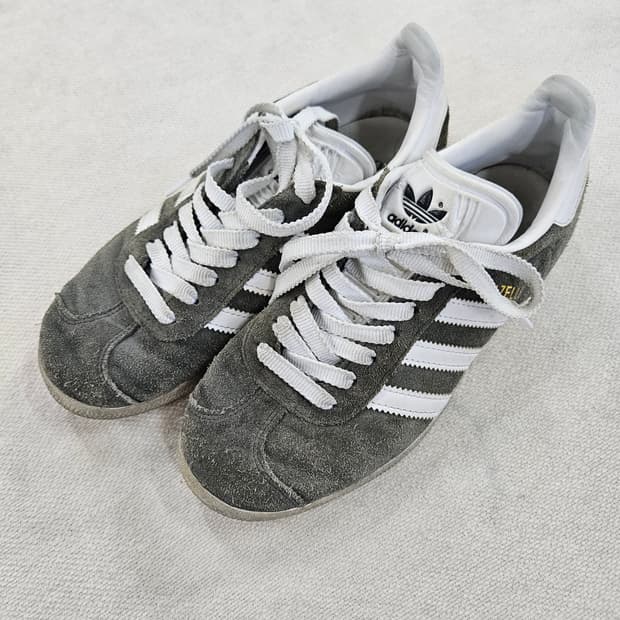 [220] 아디다스 여성 가젤 솔리드 그레이 스니커즈 0115YH2