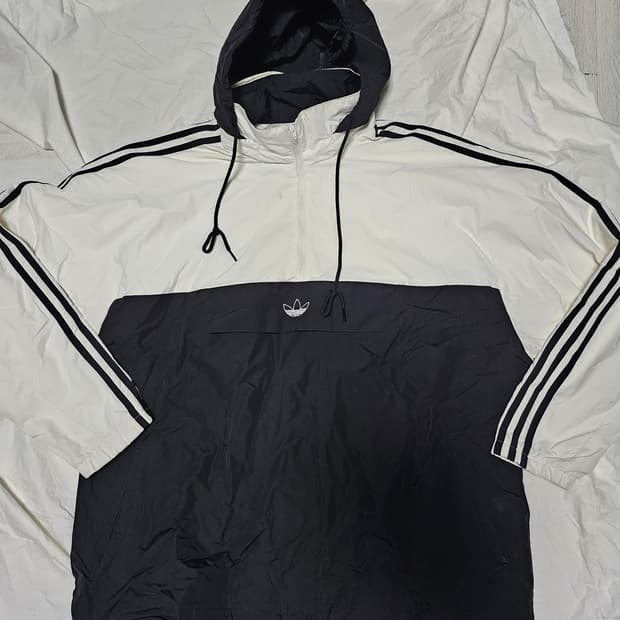 아디다스 파이어버드 아노락 풀집 바람막이 XXL