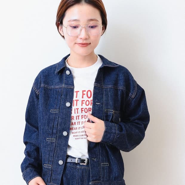 빔즈보이 오어슬로우 먼로데님자켓 s사이즈