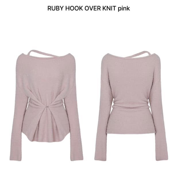 페인오어플레져 루비후크오버니트 RUBY HOOK OVER KNIT