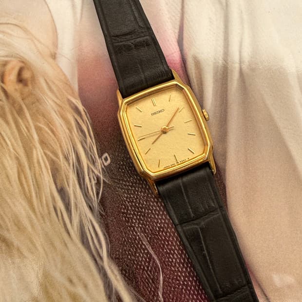 Seiko_1990s square vintage watch