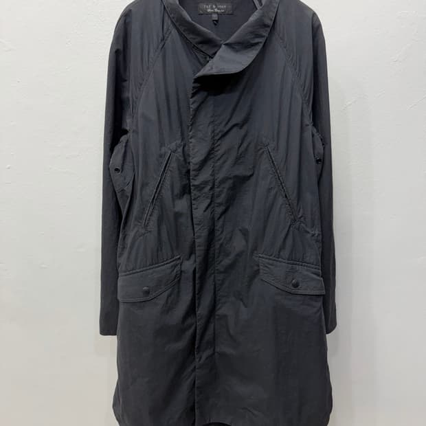 정품) rag & bone 랩앤본 오버핏 롱 바람막이 자켓 S