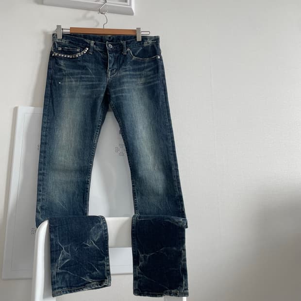 Hysteric Glamour Lightning Wash Jeans S