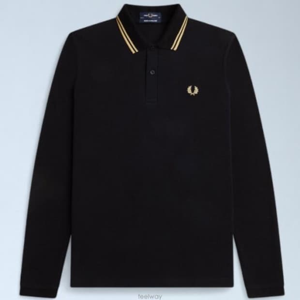 프레드페리 카라 긴팔티