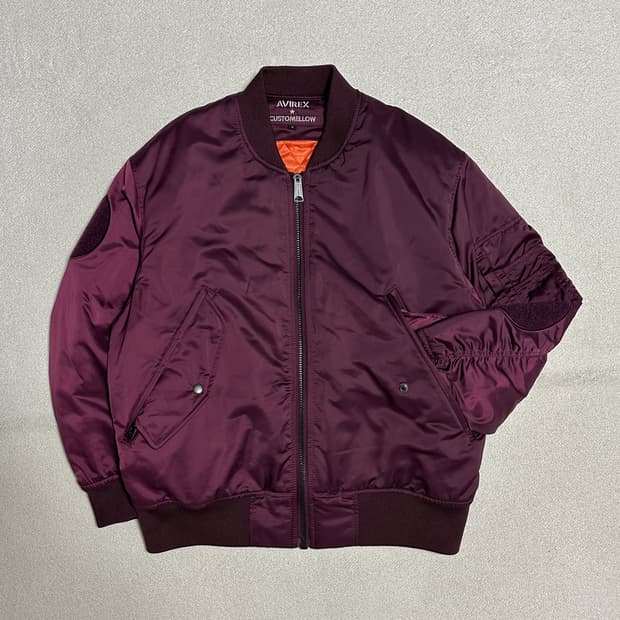 커스텀멜로우 아비렉스 MA-1 플라이트 자켓
