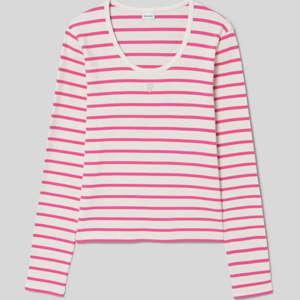 새것) kuho plus 구호 플러스 스트라이프 긴팔 S