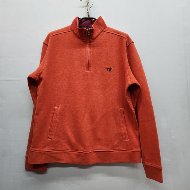 헨리코튼 로고자수 반집업 맨투맨 95(L)