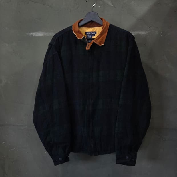 90's Nautica - Wool - Quilted Lined