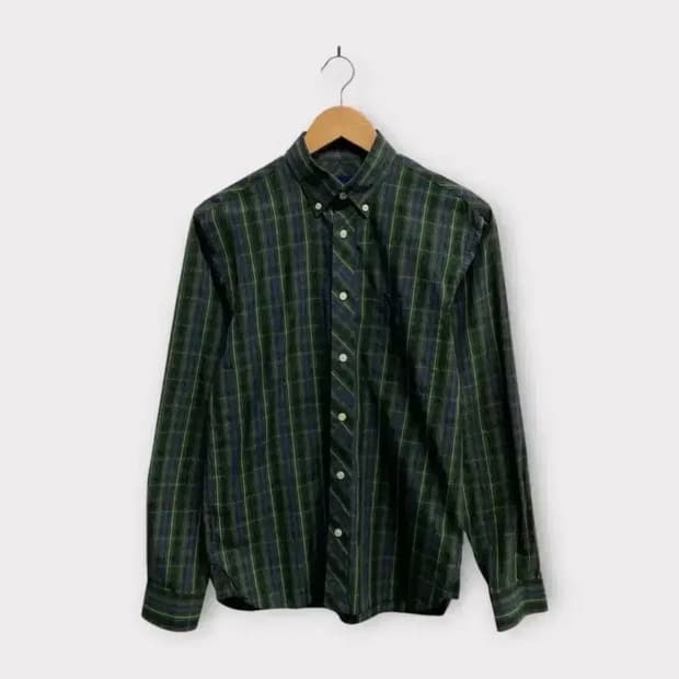 프레드페리 클래식 체크셔츠 S