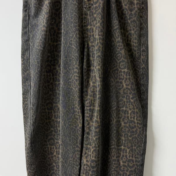 레오파드 팬츠