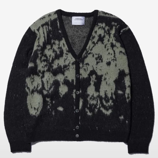 노매뉴얼 가디건 카키 PPS HAIRY CARDIGAN