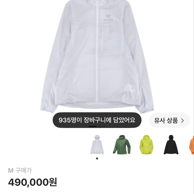 아크테릭스 스쿼미시 후디 아트모스