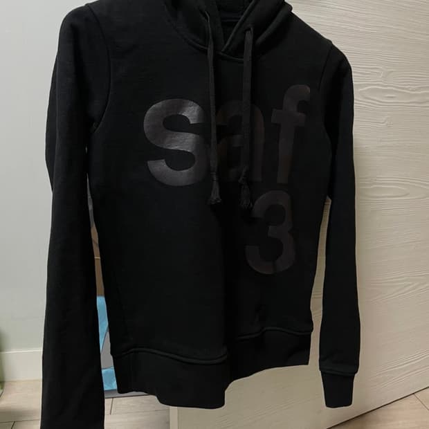 1/2 BASIC SAFARI HOODIE (BLACK)