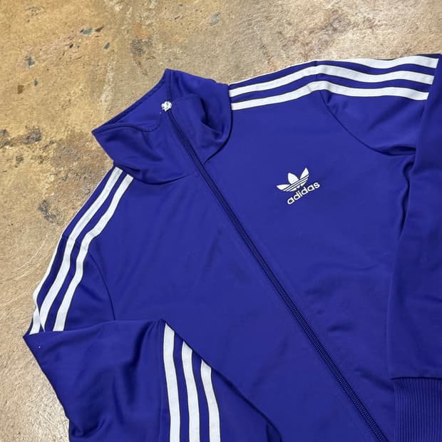 [정품/85] 아디다스 삼선 트랙탑 퍼플 져지 b18