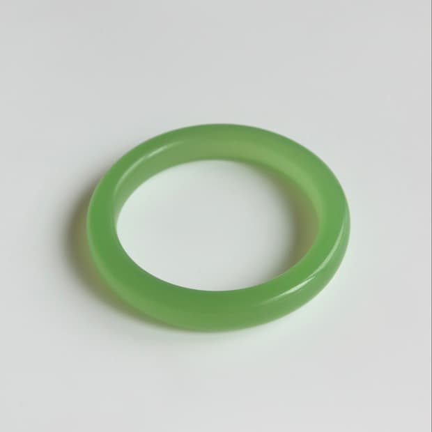 classic jade bangle - green
