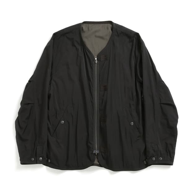 해칭룸 리버서블 라이닝 자켓 블랙/차콜