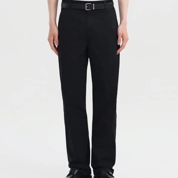 무탠다드 스트레이트 치노팬츠 블랙