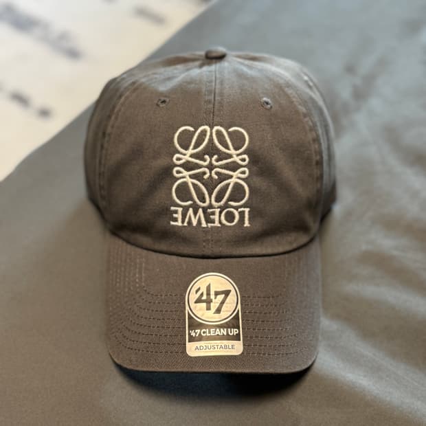 nptsss 로에베 볼캡 그레이