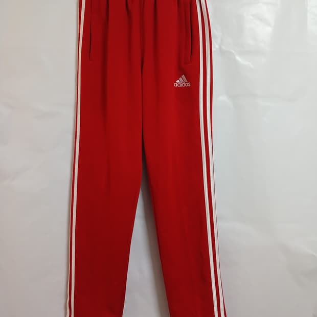 (S,90,26-27)아디다스 마샬아츠 트레이닝 팬츠 레드