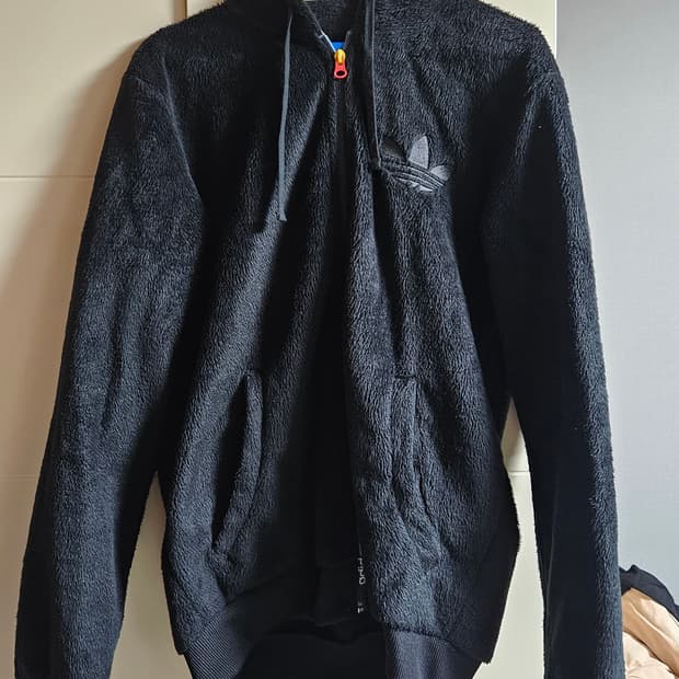 아디다스 후리스집업 플리스 자켓